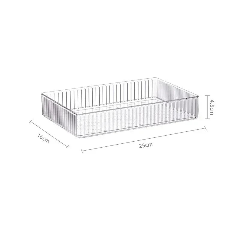 Clear Modular Drawer Organizer Set