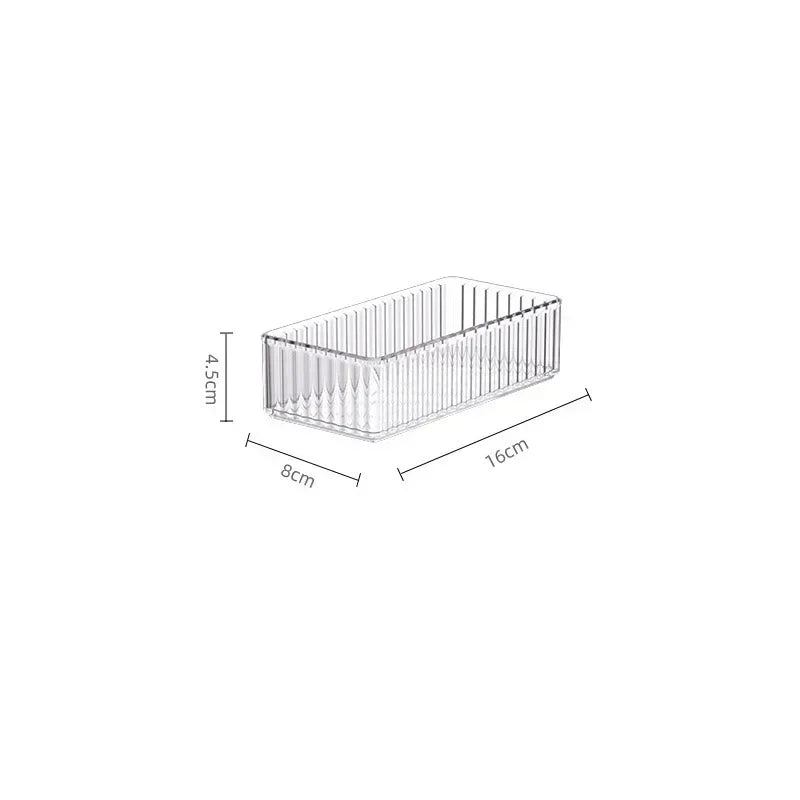 Clear Modular Drawer Organizer Set