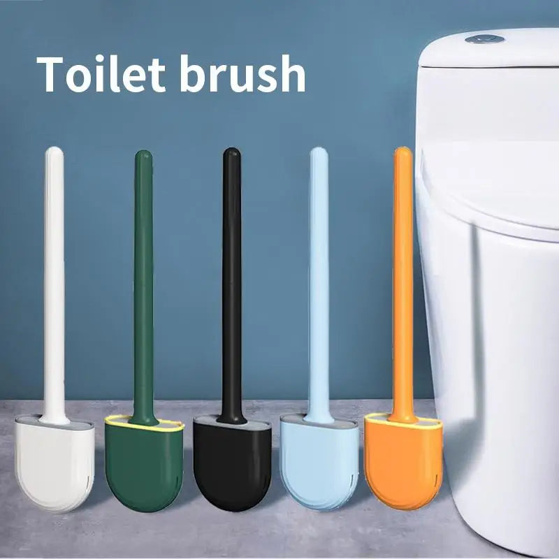 Modern Silicone Toilet Brush & Holder