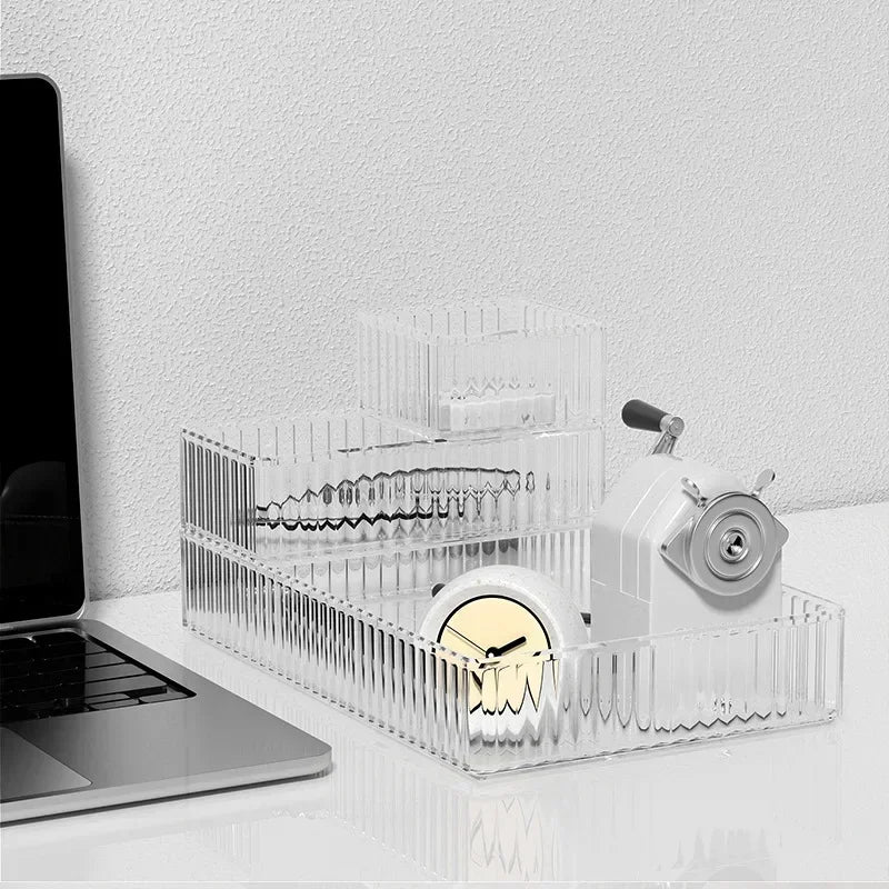 Clear Modular Drawer Organizer Set