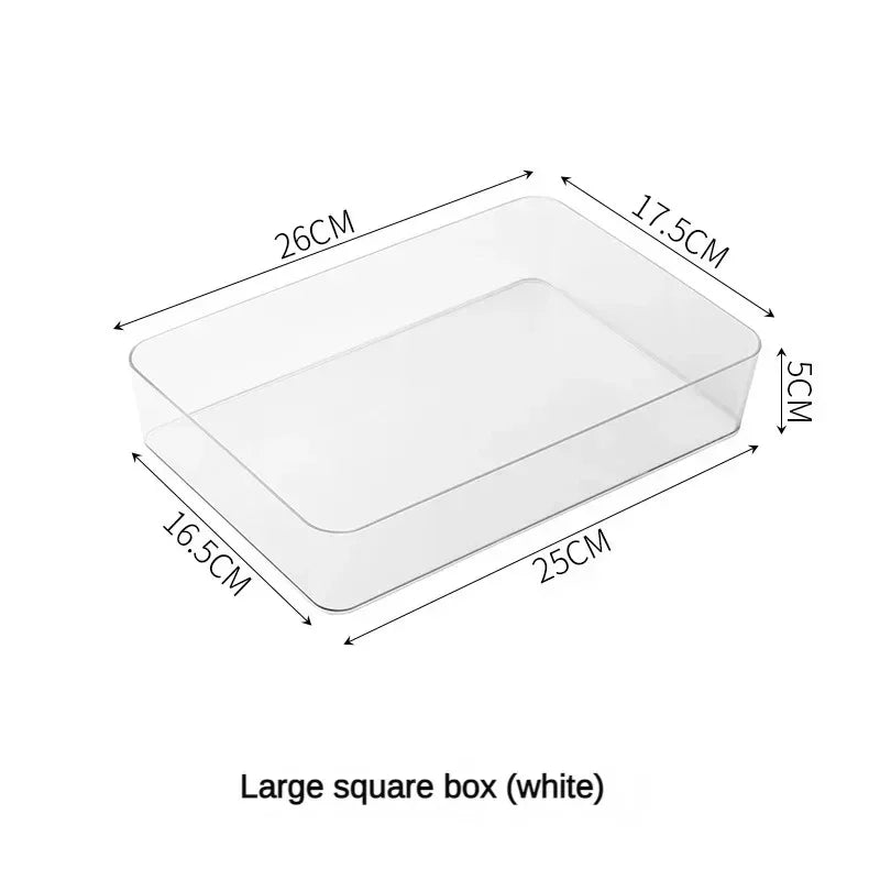 Clear Modular Drawer Organizer Set