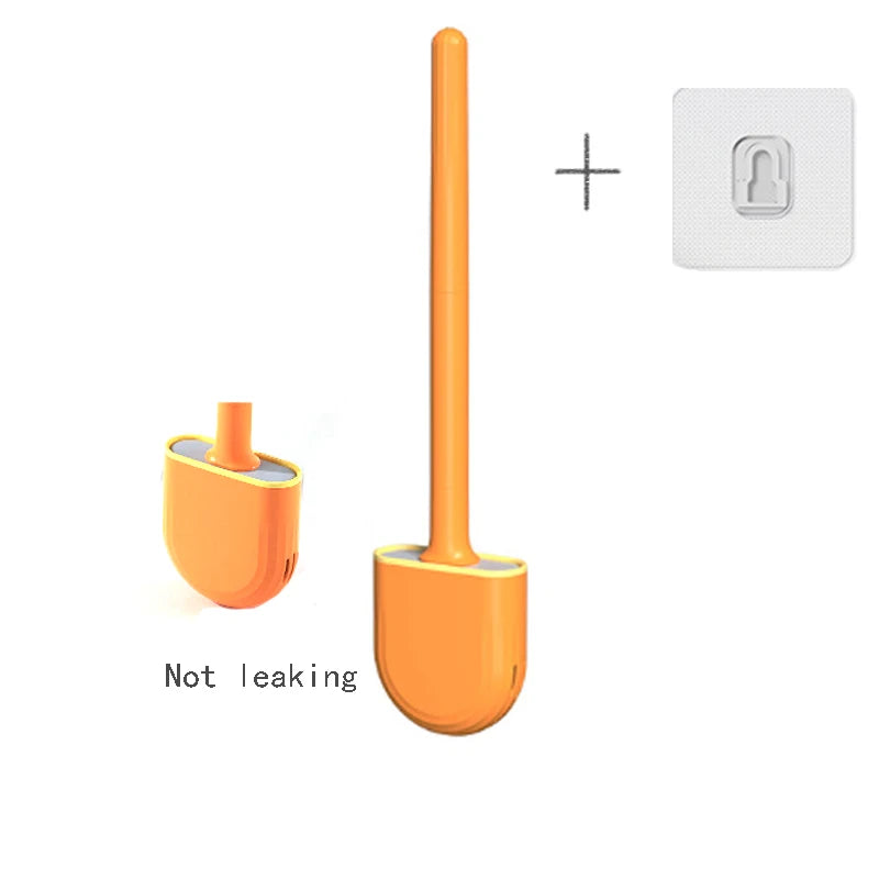 Modern Silicone Toilet Brush & Holder
