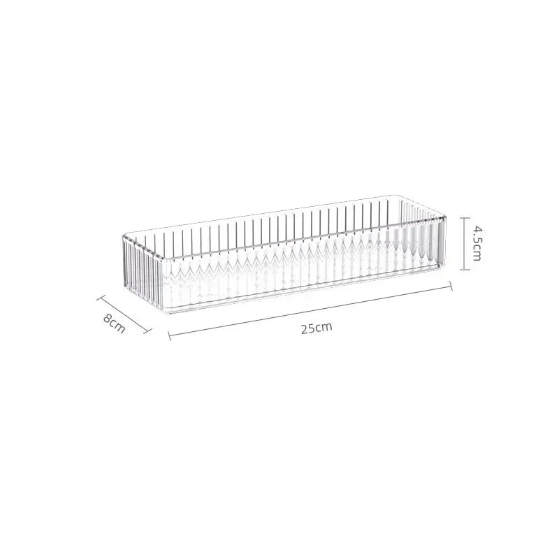 Clear Modular Drawer Organizer Set