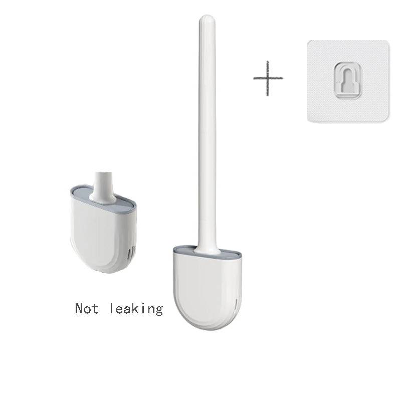 Modern Silicone Toilet Brush & Holder