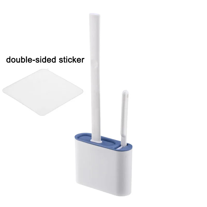 Modern Silicone Toilet Brush & Holder
