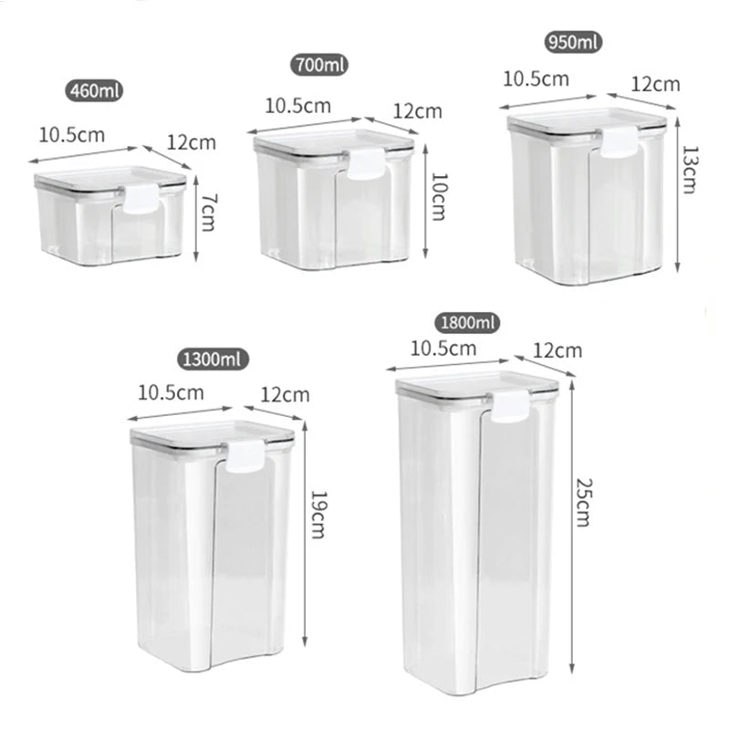 Premium Moisture-Proof Kitchen Storage Jars