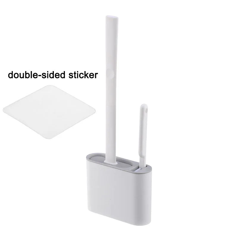 Modern Silicone Toilet Brush & Holder