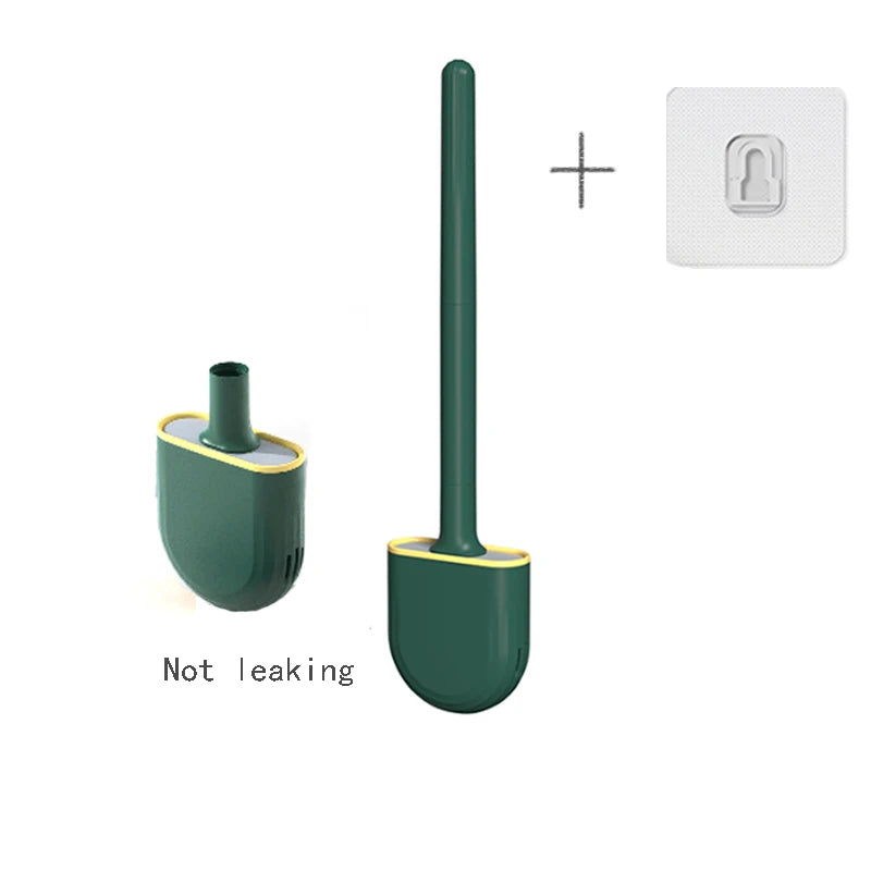 Modern Silicone Toilet Brush & Holder
